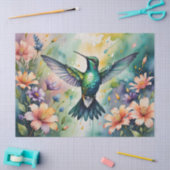 Blumen-Kolibri-Seidenpapier Seidenpapier (Basteln)