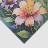 Blumen-Kolibri-Seidenpapier Seidenpapier (Detail)
