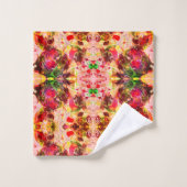 Blumen-Königin Badhandtuch Set (Waschlappen)