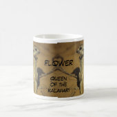Blumen-Königin der Kalahari-Tasse Kaffeetasse (Mittel)