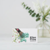 "Blumen-Kosmetik-" - Make-upkünstler, Visitenkarte (Stehend Vorderseite)