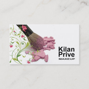 "Blumen-Kosmetik-" - Make-upkünstler, Visitenkarte