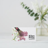"Blumen-Kosmetik-" - Make-upkünstler, Visitenkarte (Stehend Vorderseite)