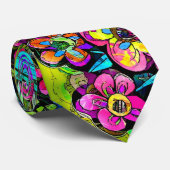 Blumen-Krawatte 2 Krawatte (Gerollt)