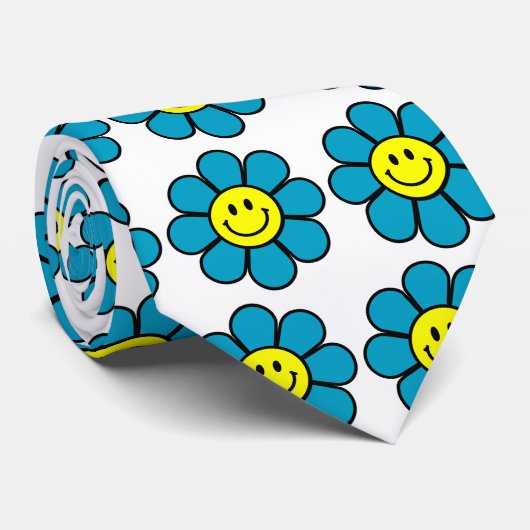 Blumen-Krawatte Krawatte (Gerollt)