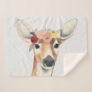 Blumen-Kronen-Förster-Rotwild Sherpadecke