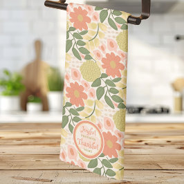 Blumen-Küchenhandtuch - Joyful Moments Kollektion Geschirrtuch