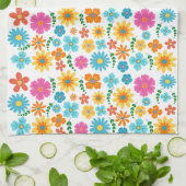 Blumen Küchenhandtücher Geschirrtuch (Gefaltet)