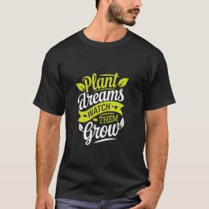 Blumen kultivieren Lustiger Pflanzenliebhaber Gart T-Shirt