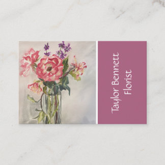 Blumen-Kunst, Blume, die, Sorgfaltarbeitskräfte, Visitenkarte