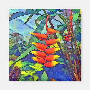 Blumen-Kunst Magnet