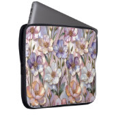 Blumen Laptop Hülle Blumenmuster Laptopschutzhülle (Vorne Rechts)
