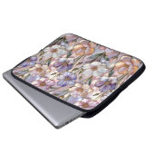 Blumen Laptop Hülle Blumenmuster Laptopschutzhülle (Vorne Knopf)