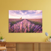 Blumen | Lavendel Südfrankreich Leinwanddruck (Insitu (Wohnzimmer))