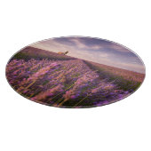 Blumen | Lavendel Südfrankreich Schneidebrett (Ecke)