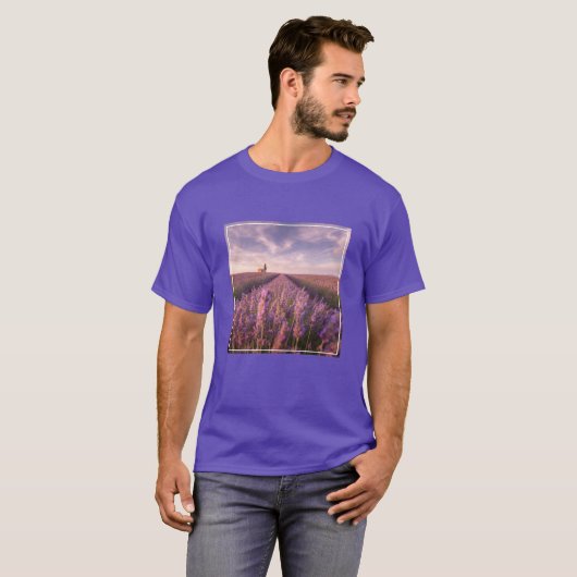Blumen | Lavendel Südfrankreich T-Shirt (Vorne ganz)