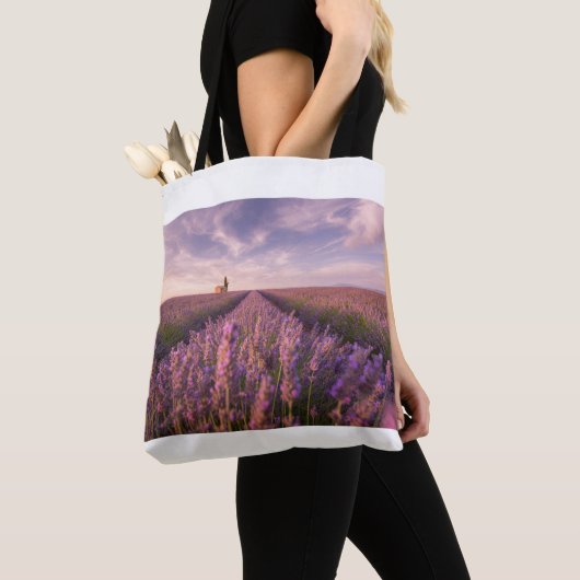 Blumen | Lavendel Südfrankreich Tasche (Von Nahem)