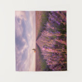 Blumen | Lavendel Südfrankreich Wandteppich (Vorderseite)