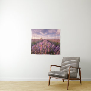 Blumen Lavendel Südfrankreich Wandteppich