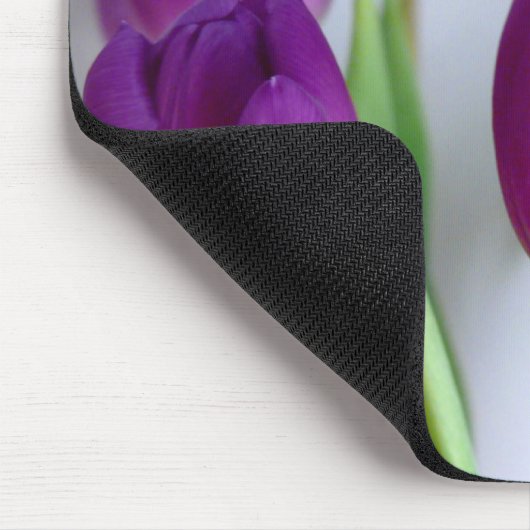 BLUMEN: Lavender Tulips Mousepad (Ecke)