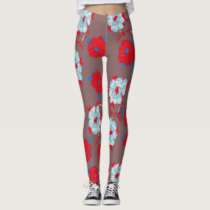 blumen leggings