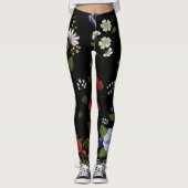 Blumen Leggings (Vorderseite)