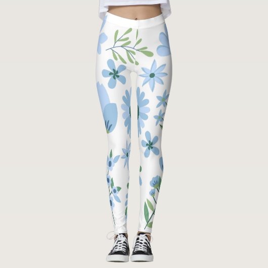 Blumen Leggings (Vorderseite)