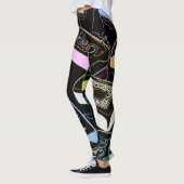 Blumen-Leggings Milliamperestunde Jongg Leggings (Links)