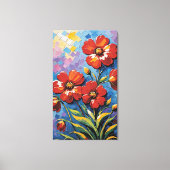 Blumen Leinwanddruck (Vorderseite)