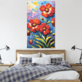 Blumen Leinwanddruck (Insitu (Schlafzimmer))