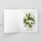 Blumen-Liebe Karte (Innenseite)