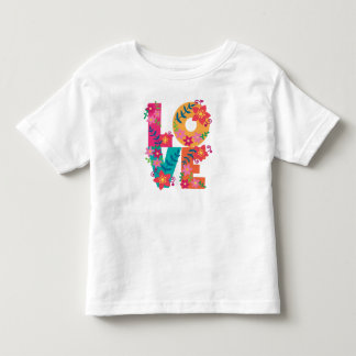 Blumen-LIEBE Kleinkind-Shirt Kleinkind T-shirt