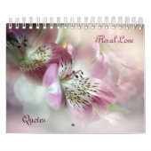 Blumen-Liebeszitate-Kalender Kalender (Titelbild)