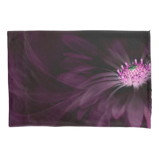Blumen | Lila Daisy Kissenbezug (Vorderseite)