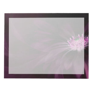 Blumen Lila Daisy Notizblock