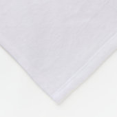 Blumen | Lila Iris-Blume Fleecedecke (Ecke)