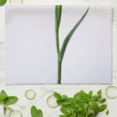 Blumen | Lila Iris-Blume Geschirrtuch (Gefaltet)