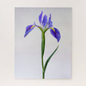Blumen | Lila Iris-Blume Puzzle (Vertikal)