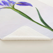 Blumen | Lila Iris-Blume Sherpadecke (3/4)