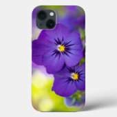 Blumen | LILA STIEFMÜTTERCHEN Case-Mate iPhone Hülle (Rückseite)