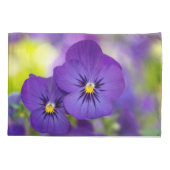 Blumen | LILA STIEFMÜTTERCHEN Kissenbezug (Rückseite)