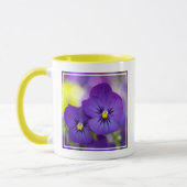 Blumen | LILA STIEFMÜTTERCHEN Tasse (Links)
