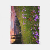 Blumen | Lila Wildblumen Colorado Fleecedecke (Vorderseite)