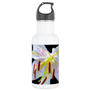 Blumen Lilien Blüten Hochzeitsdusche Liebe Frieden Edelstahlflasche