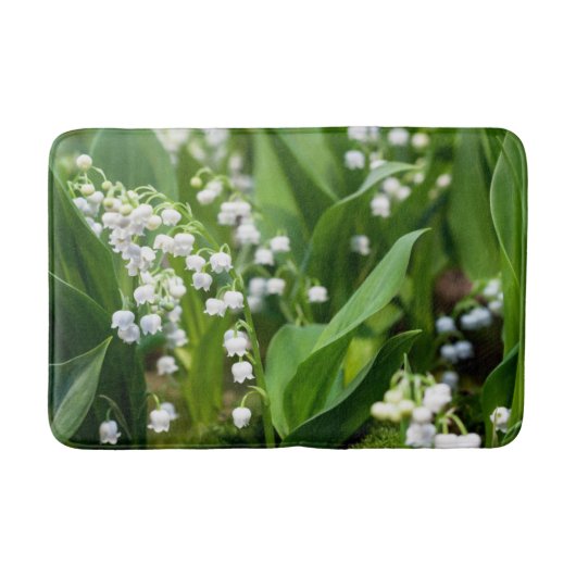 Blumen | Lily of the Valley Schweden Badematte (Vorderseite)