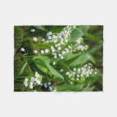 Blumen | Lily of the Valley Schweden Fleecedecke (Vorderseite (Horizontal))