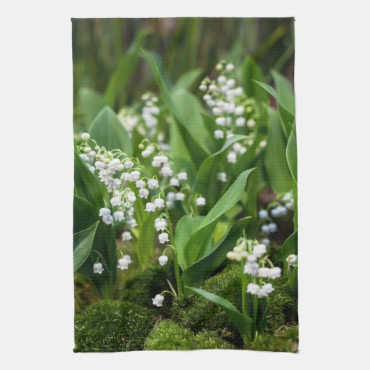 Blumen | Lily of the Valley Schweden Geschirrtuch (Vertikal)