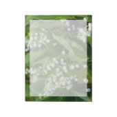 Blumen | Lily of the Valley Schweden Notizblock (Rotiert)