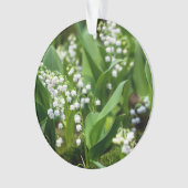Blumen | Lily of the Valley Schweden Ornament (Vorderseite)