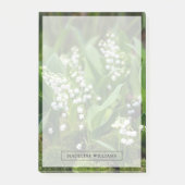 Blumen | Lily of the Valley Schweden Post-it Klebezettel (Vorderseite)